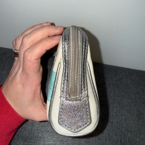 Coach Starfish Canvas Cosmetic Bag Clutch Vintage - Picture 3 of 7